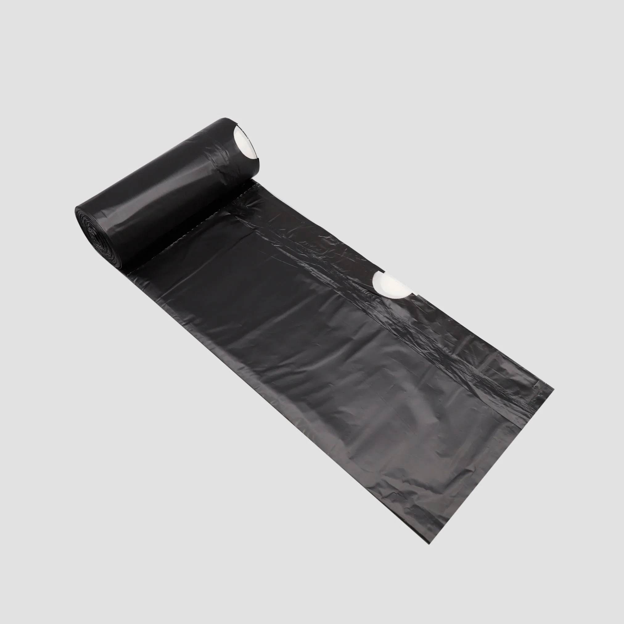 Custom Printing Disposal HDPE LDPE Trash Bag Compostable PLA Pbat Corn Starch Drawstring Garbage Bag on Roll
