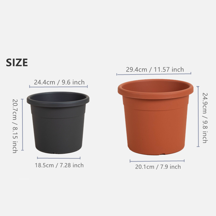 Premium PP Plastic Pot Durable Outdoor Garden Planter Factory Direct