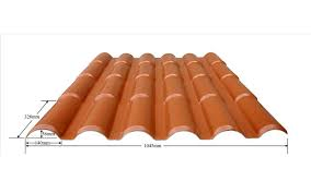 Synthetic Roofing Tile ASA Spanish Roofing Tile PVC Plastic Roof Tile