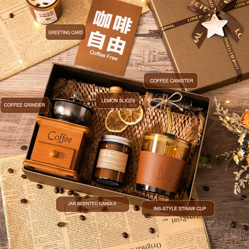 Personalized Literary Coffee Brewing Set for Avid Readers