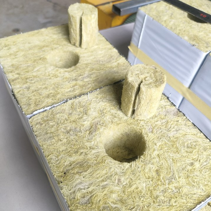 Greenhouse Seedling Rock Wool Grow Cube Agriculture Indoor Plant Seed Hydroponic Cultivation Rock Wool Planting Seedling Block