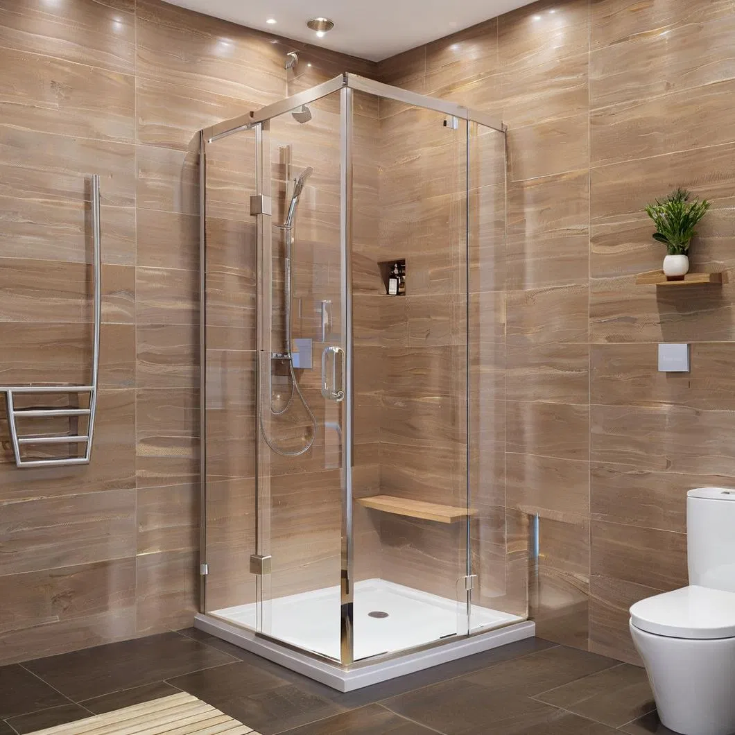 4mm Clear Tempered Glass Door for Shower Enclosure