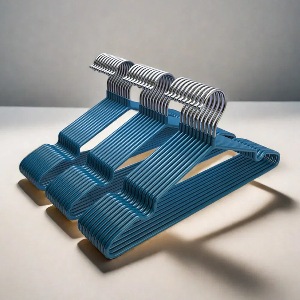 Вешалка для одежды Ry42123 с пластиковым покрытием