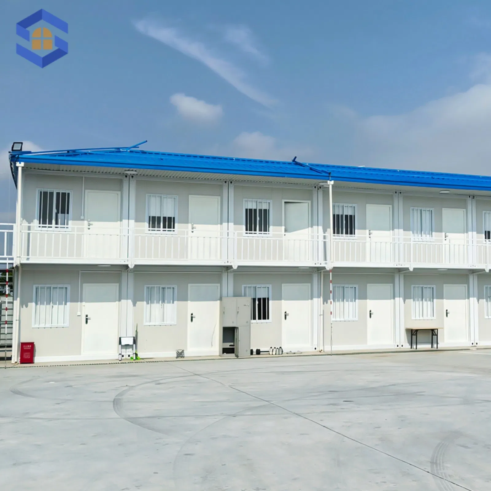 Soundproof Earthquake - Resistant Insulated Modular Prefab Portable Prefabricated Container-Based Office House for Design Studio/Brand Exhibition Area