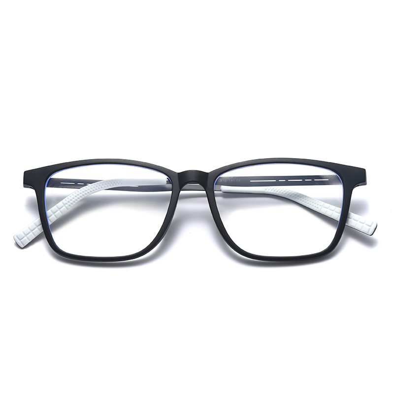 2024 Fashionable Rectangle Ultralight Anti Blue Metal and Tr90 Reading Glasses