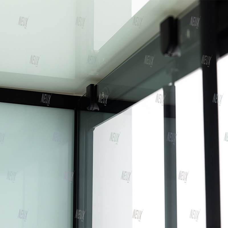 Nexu's 2 Doors Sliding Open Style Square Shower Cabin with Hydromassage Shower Room with Tray