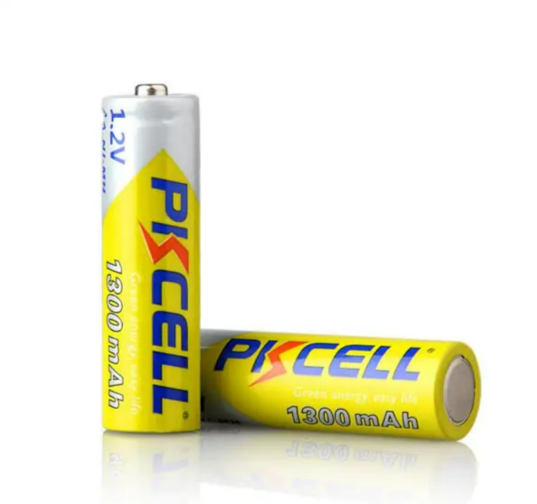 High Power Pkcell 1.2V NiMH AA Rechargeable Battery 1300mAh for Digital Products