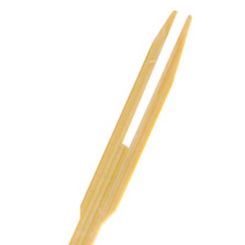 Biodegradable Disposable Bamboo Cutlery Fruit 90mm Mini Fork
