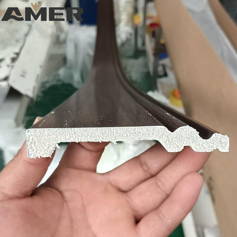 Hot Selling High Quality White Modern Board Plastic Skirting/Skirting Baseboard PS Skirting