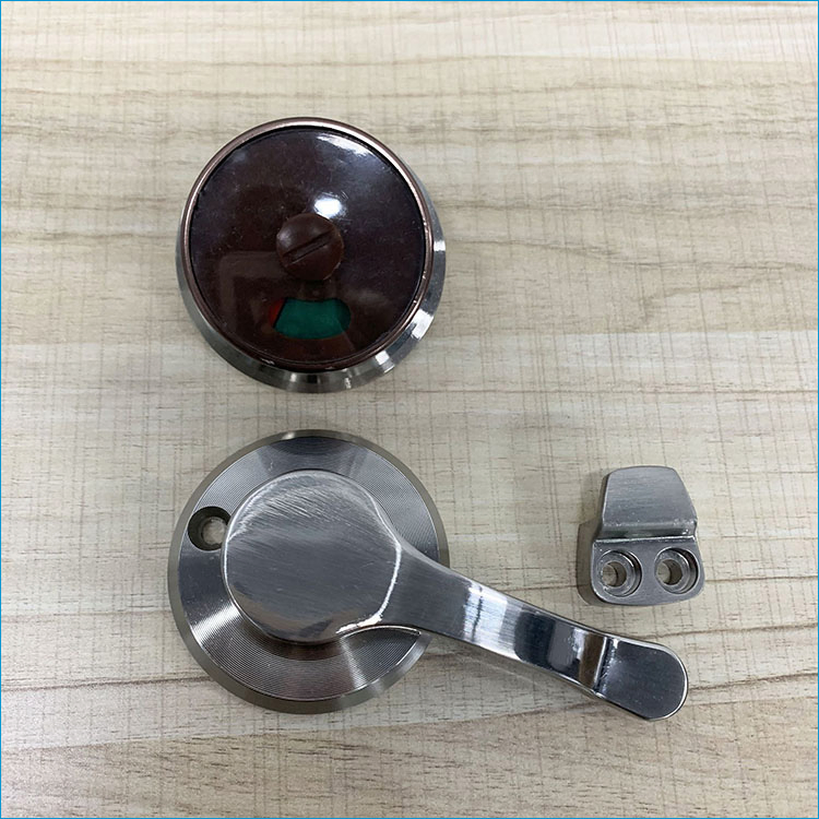 Kc-053 Zinc Toilet Cubicle Partition Bathroom Hardware Accessories Fittings Indication Door Lock
