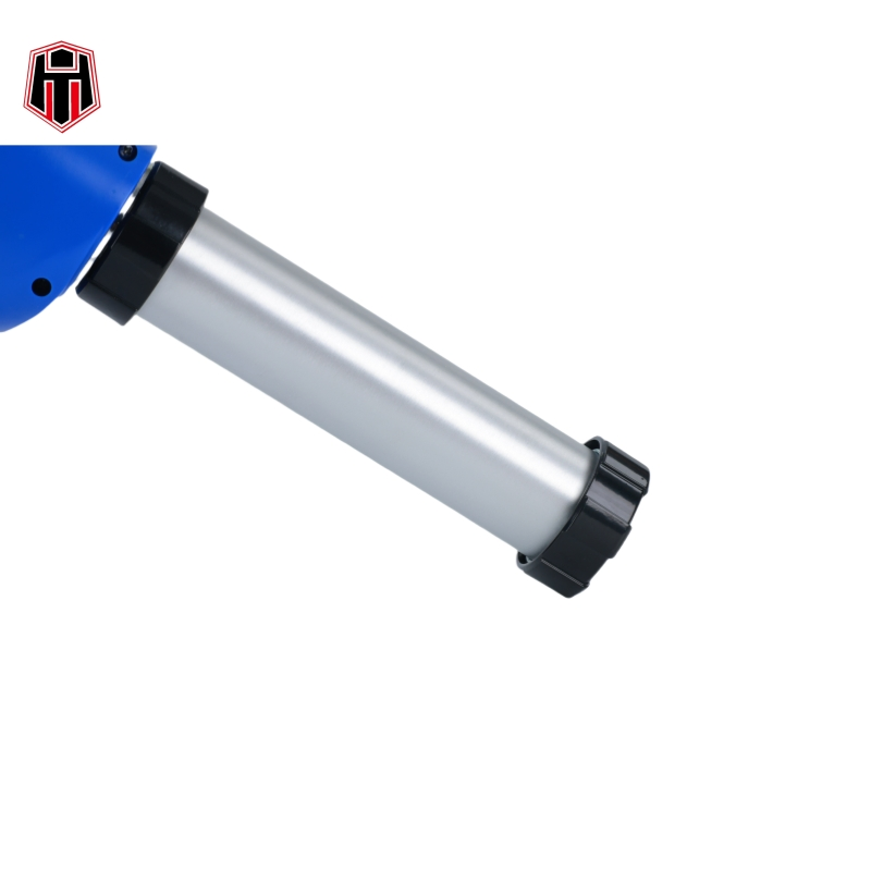 Blue High-Power Caulk Gun with Included Batteries for Sealing