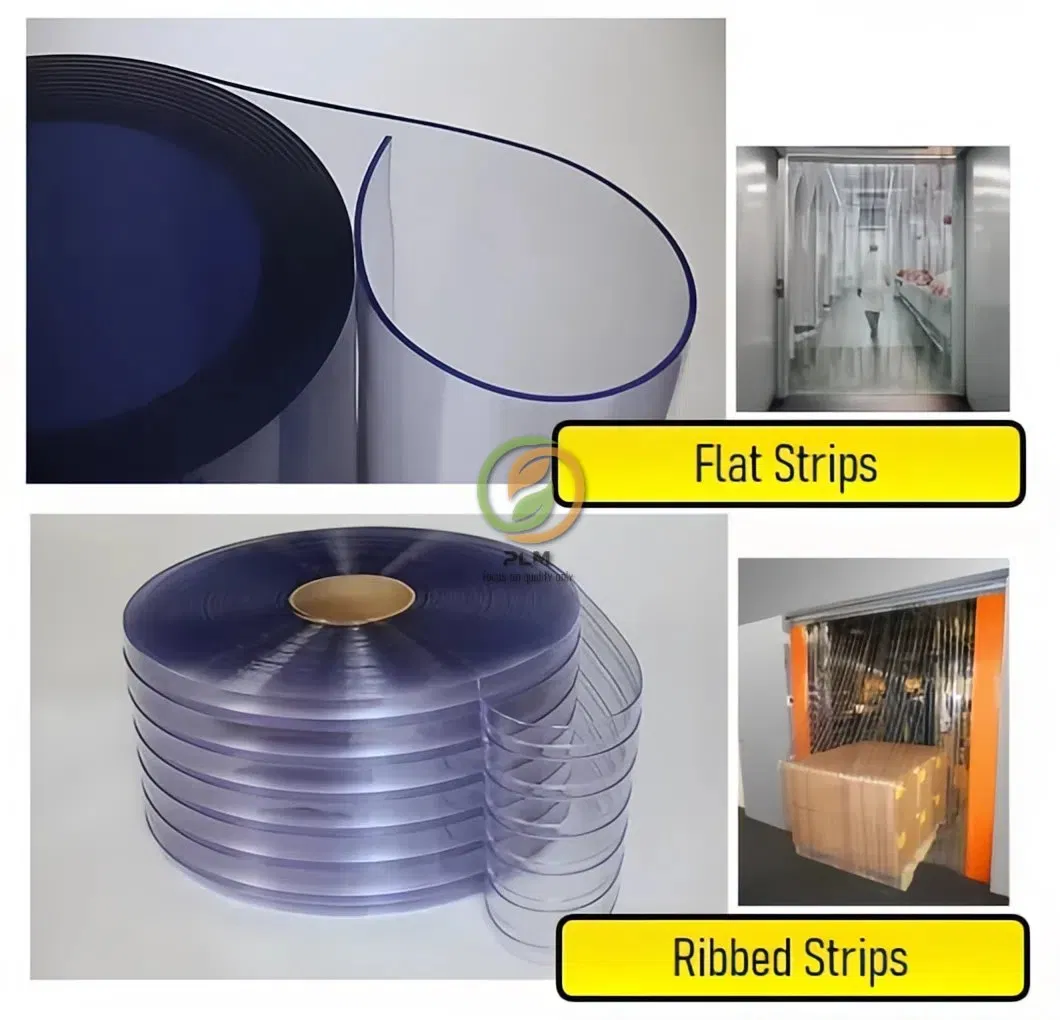 Stocked Stays Flexible in Cold Temperatures Freezer and Cooler Strip Curtain in Cold Room