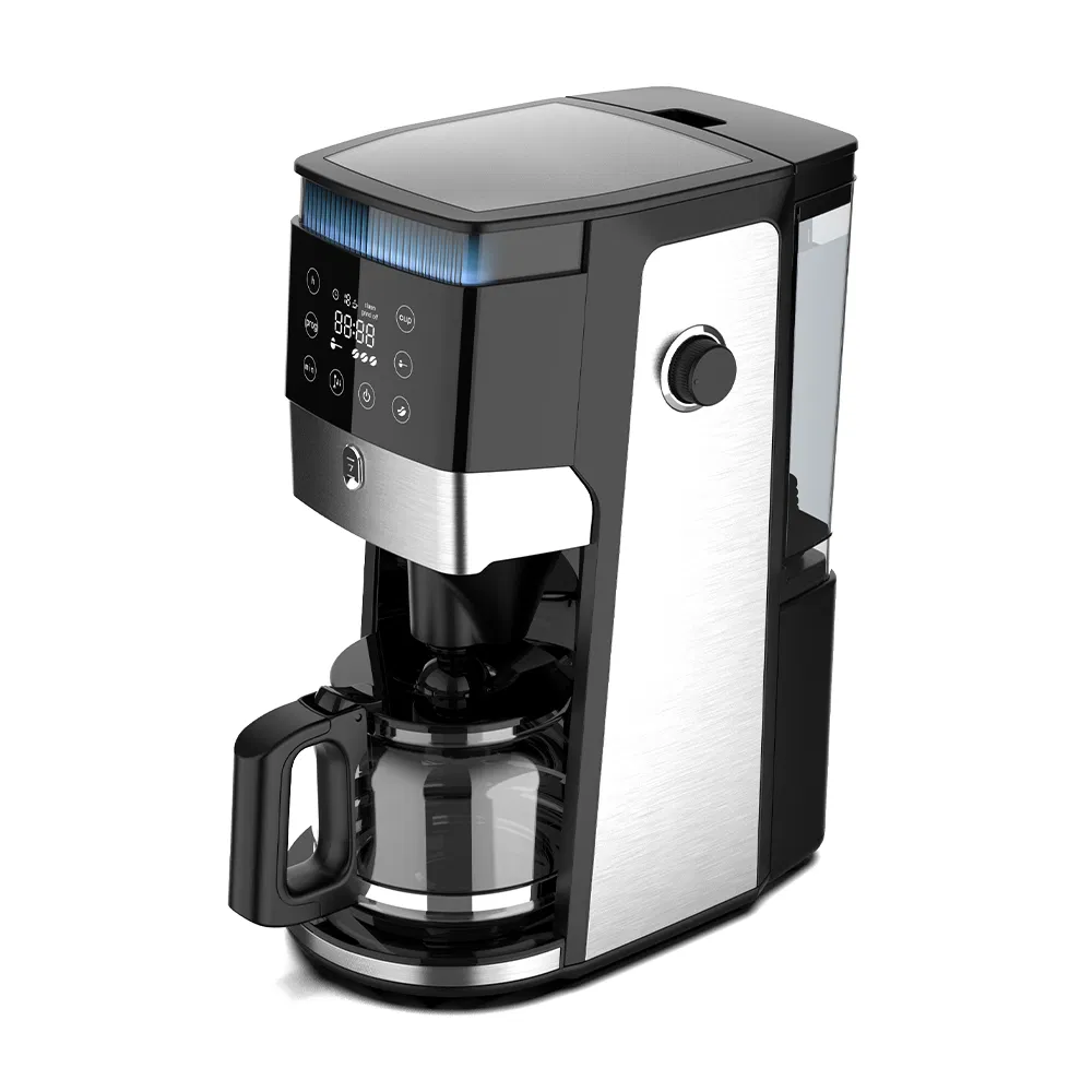 Home Appliances Coffee Beans Fresh Grind and Brew Electric Coffee Maker Coffee Machine with Grinderno Reviews Yet