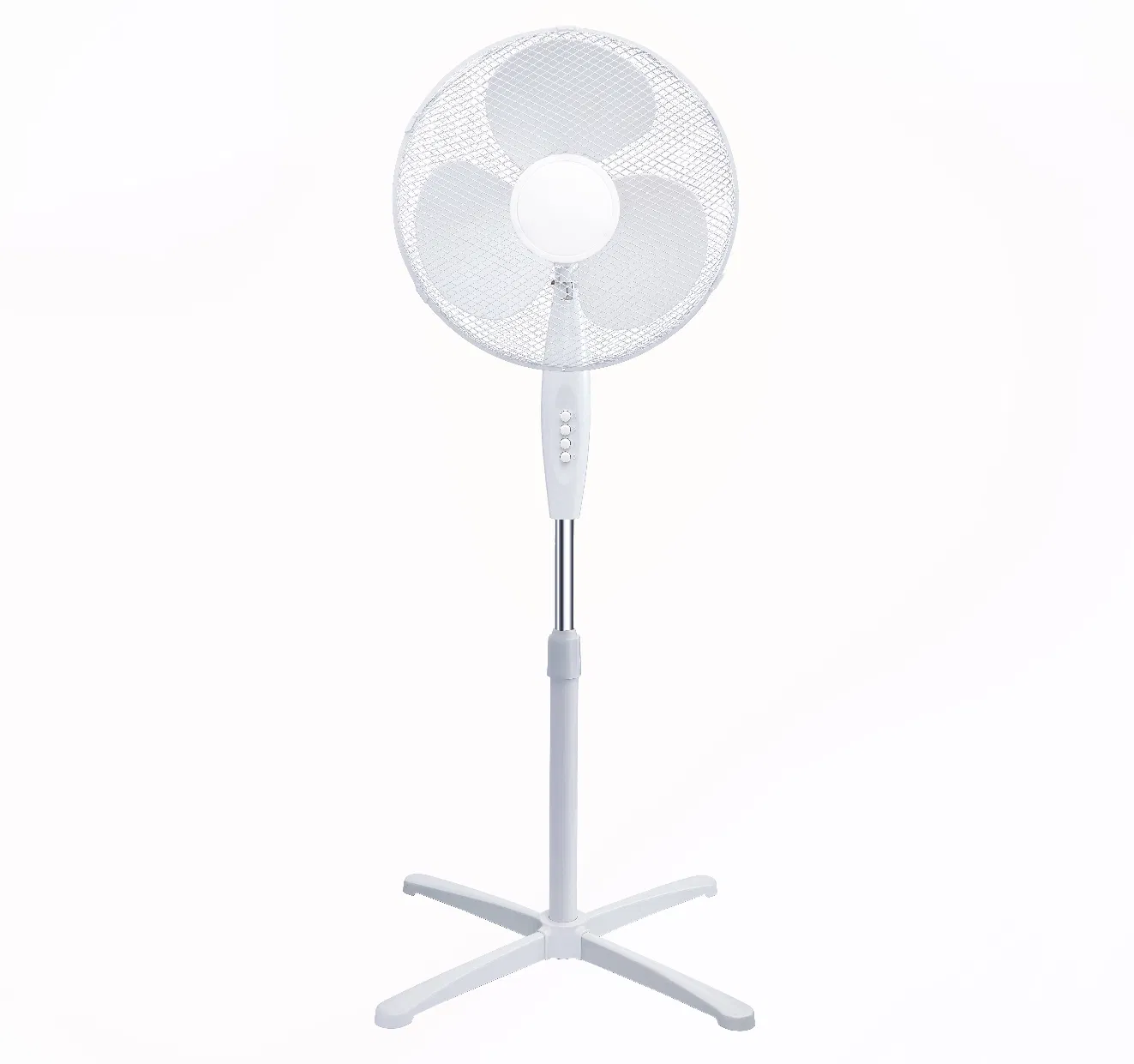 Напольный вентилятор 16 дюймов с крестообразным основанием