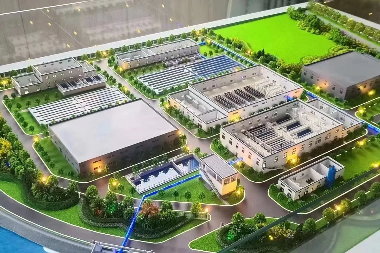 Industrial Building Planning Model Making Is Used to Showcase Models