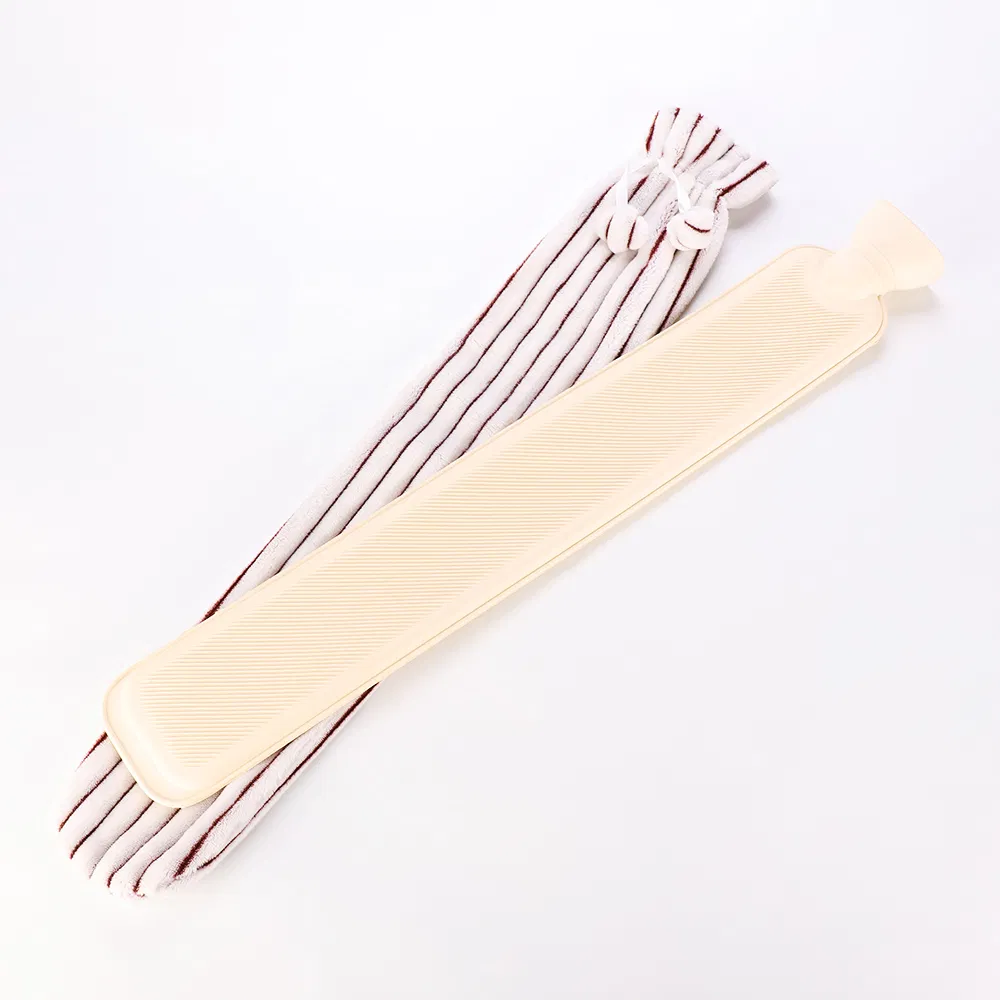 Natural Rubber Reusable Hot Water Bag 2L Long Hot Water Bottle