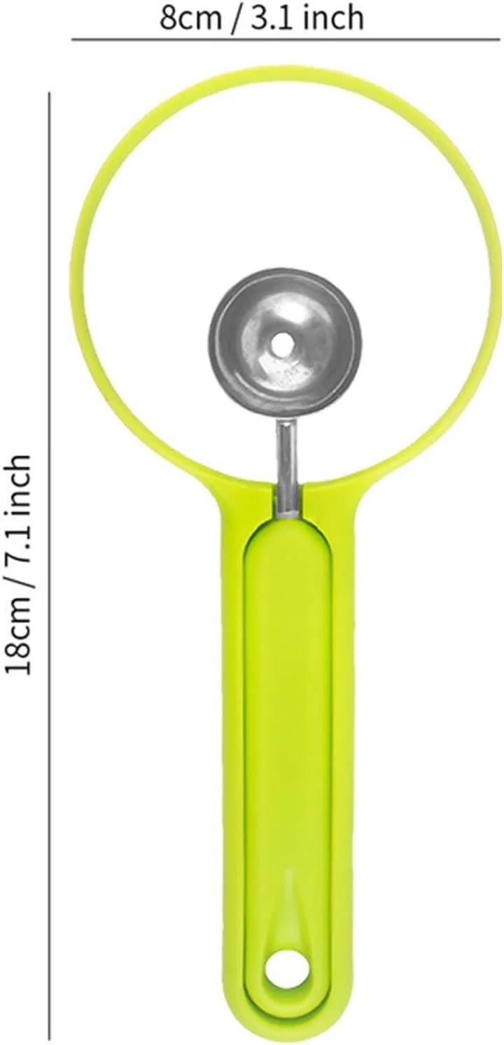 2 in 1 Stainless Steel Fruit Scooper Platter Tool, Kitchen Gadgets Wbb12273