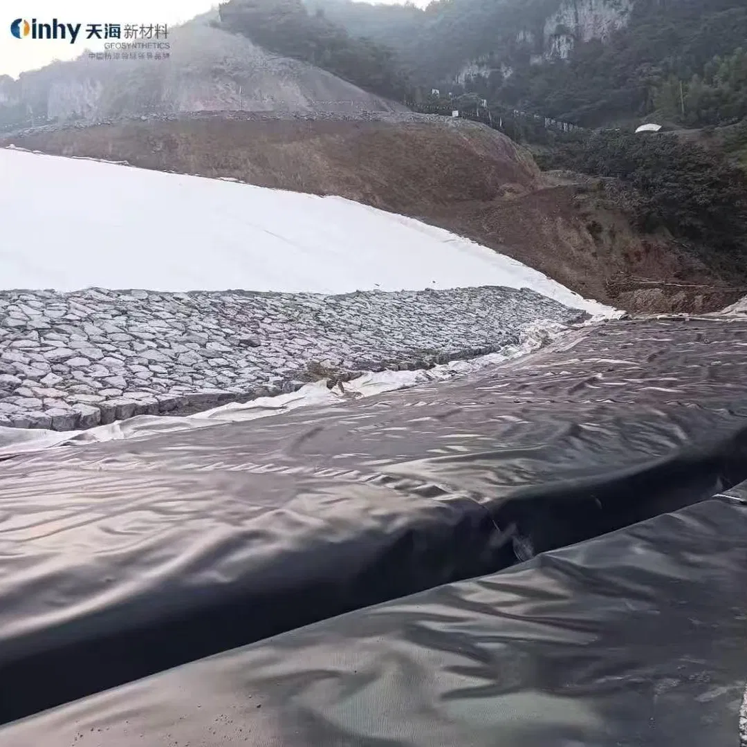 1mm Smooth Impermeable Geomembrane Liner for Shrimp Pond