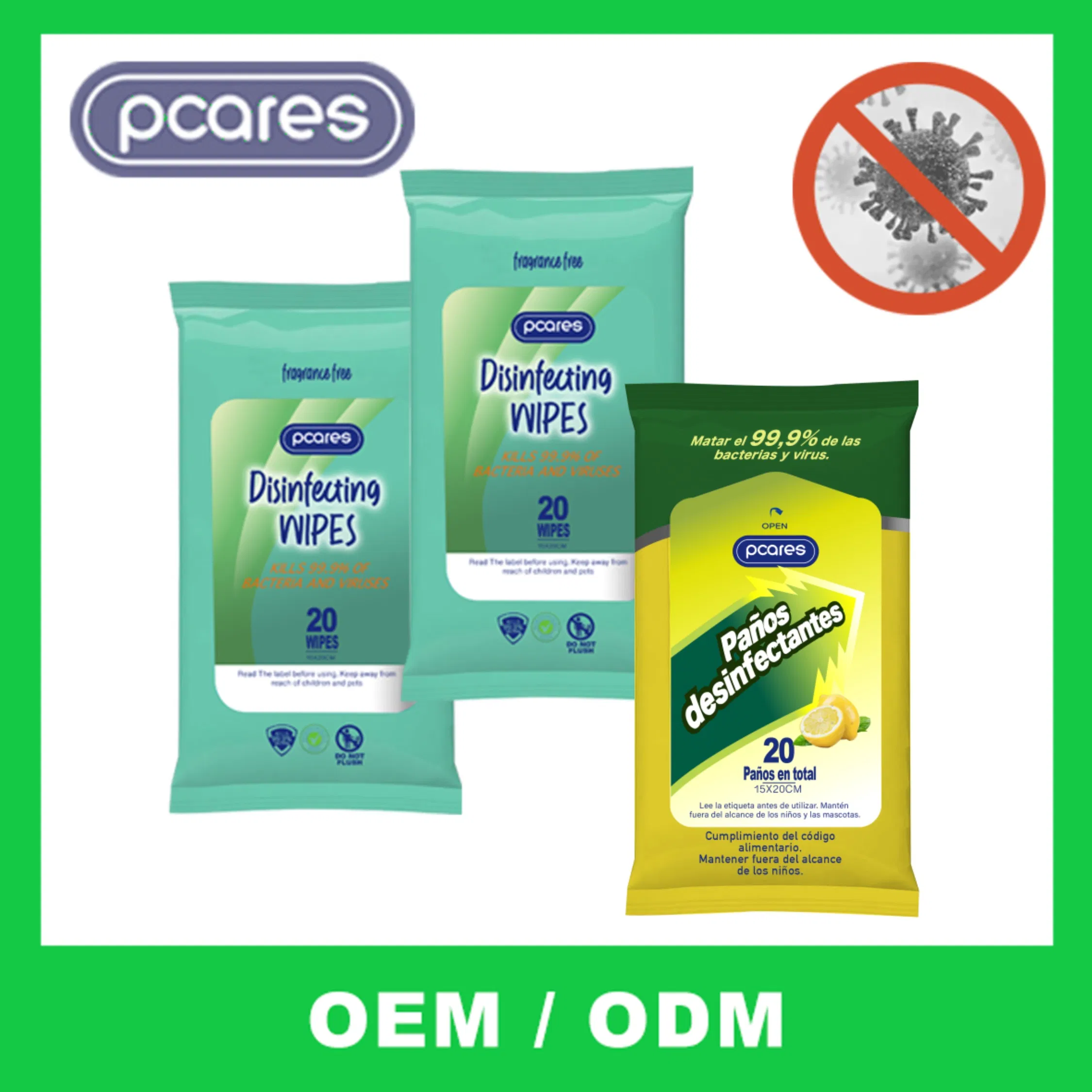 Wholesale Cheap Price 75% Alcohol Wet Wipes Antibacterial Disinfecting Wet Wipes for Daily Cleaning