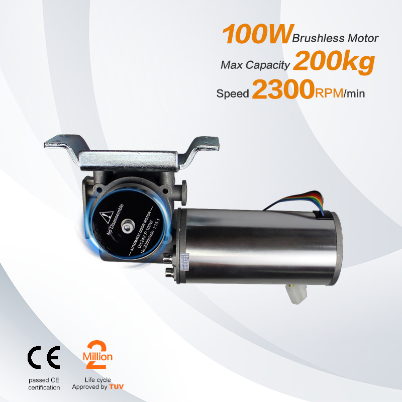 200kg Commercial Electric Aluminum Frameless 24V Motor Motion Sensor Door Hh200b Single Leaf Interior Automatic Glass Sliding Door