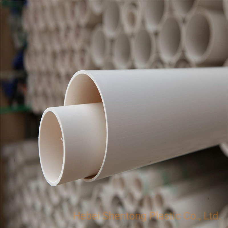 Water Supply 20-250mm PVC Pipe Underground Drainage Plastic Pipe