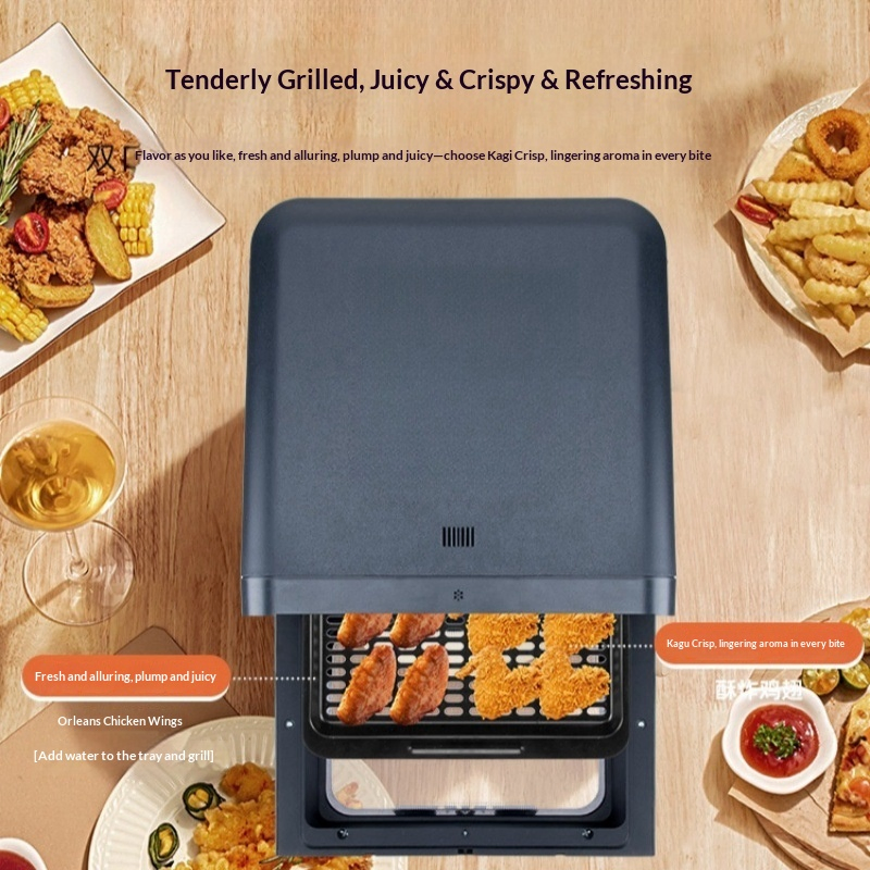 Digital Large Capacity Air Fryer 7L 1800W Touch Control Home Kitchen Oil-Free Healthy Cooking