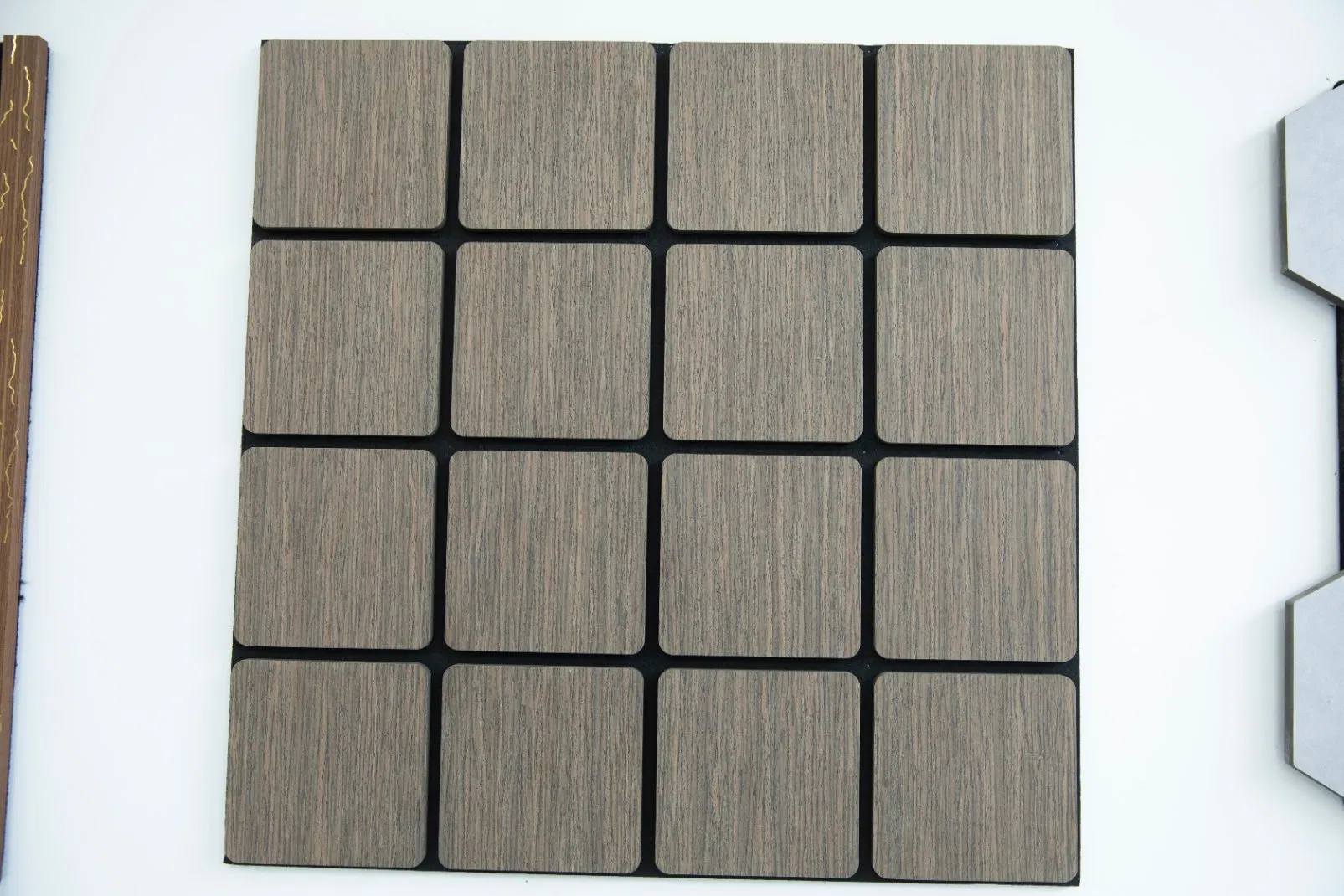 Akupanel Customized Wood Veneer Wall Panel Acoustic Panels Polyester Acoustic Wall Panels