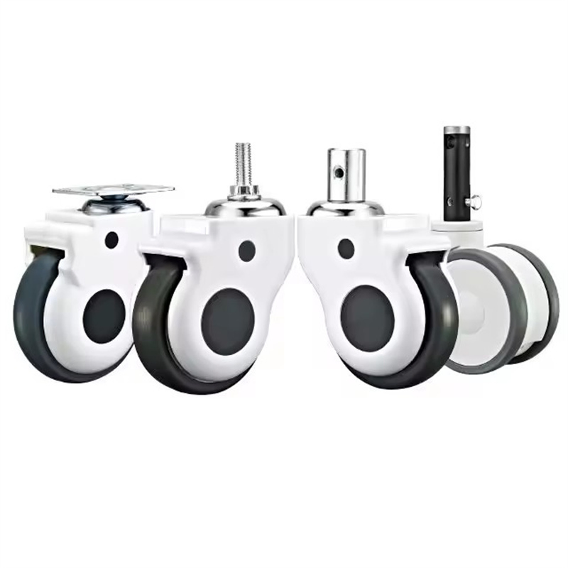 Medical Wheels Light Hospital Noise Free Rotating with Brake Medical Bed Wheels