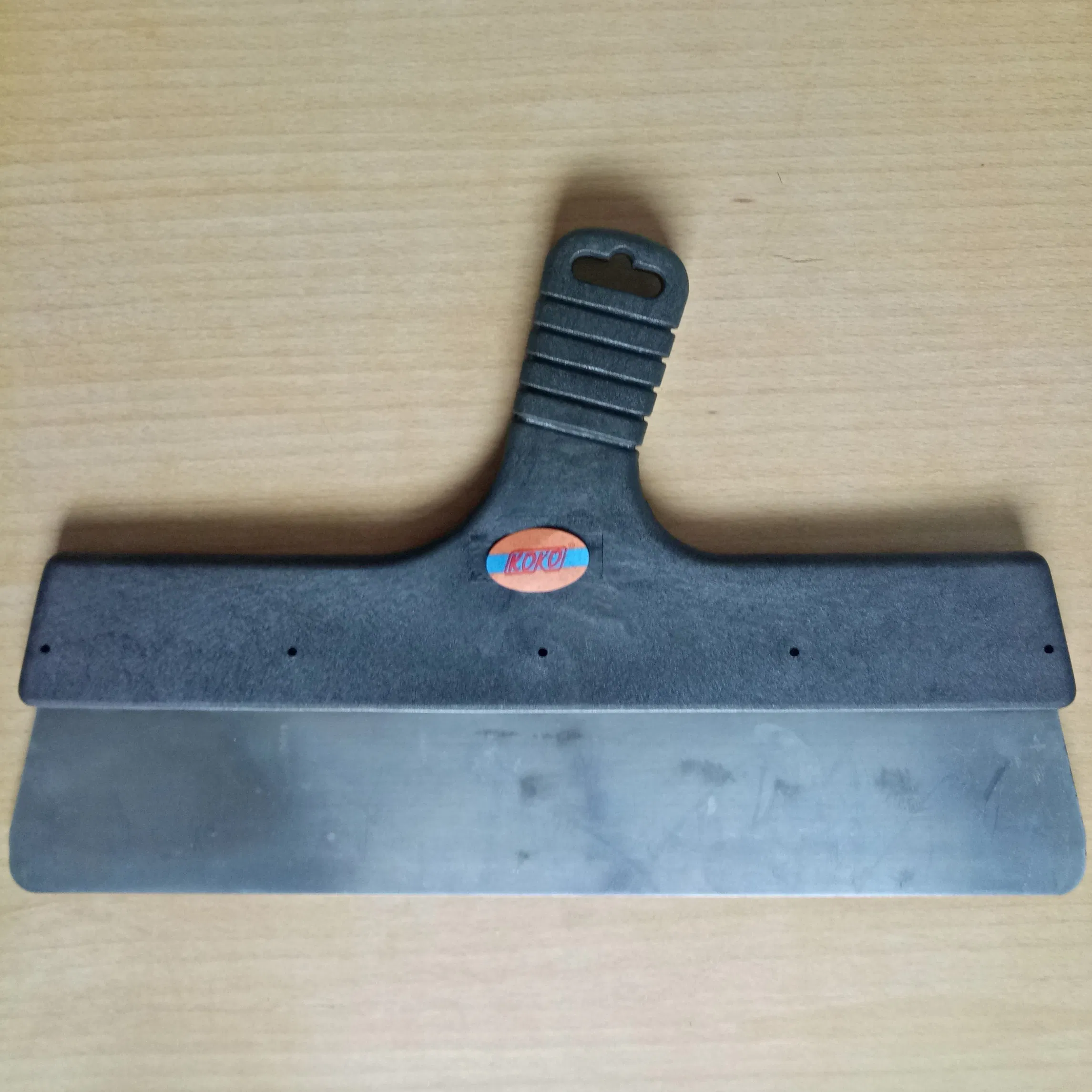 350mm Plastic Handle Blue Oxide Carbon Blade Large Putty Knife Scraper