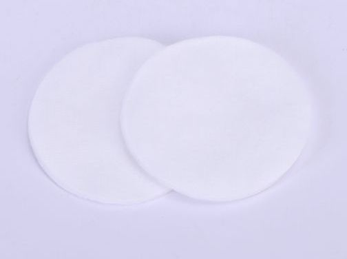Aijie Factory White Round Shape Cotton Pads Face Cleaning Cotton Pads