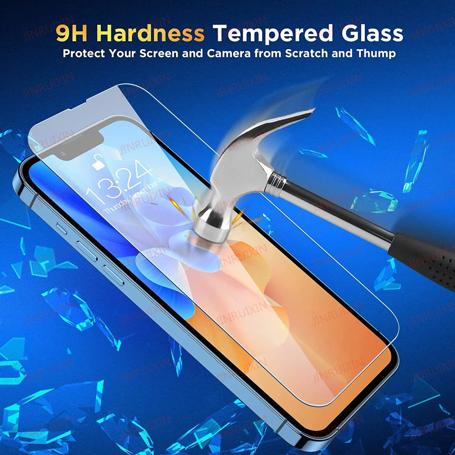 Suitable for iPhone Xr 12 13 15 Mobile Phone Film Set Apple 15 13 PRO HD Tempered Film