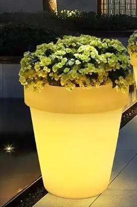 Светящийся ротационный цветочный горшок