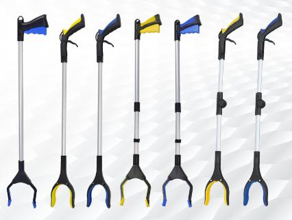 Easy Clamp Picking Tool Litter Pick up Aluminum Rubbish Grabber Reacher Tool