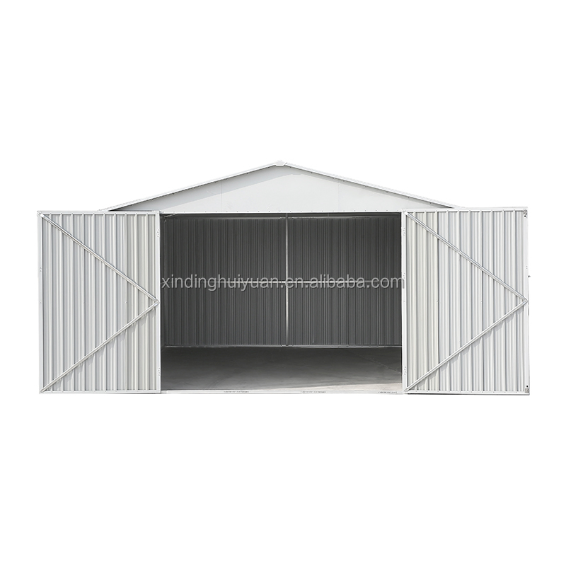 12FT*20FT Metal Garage Bicycle Parking Shed Large Garage Storage Room Prefabricated Car Shed