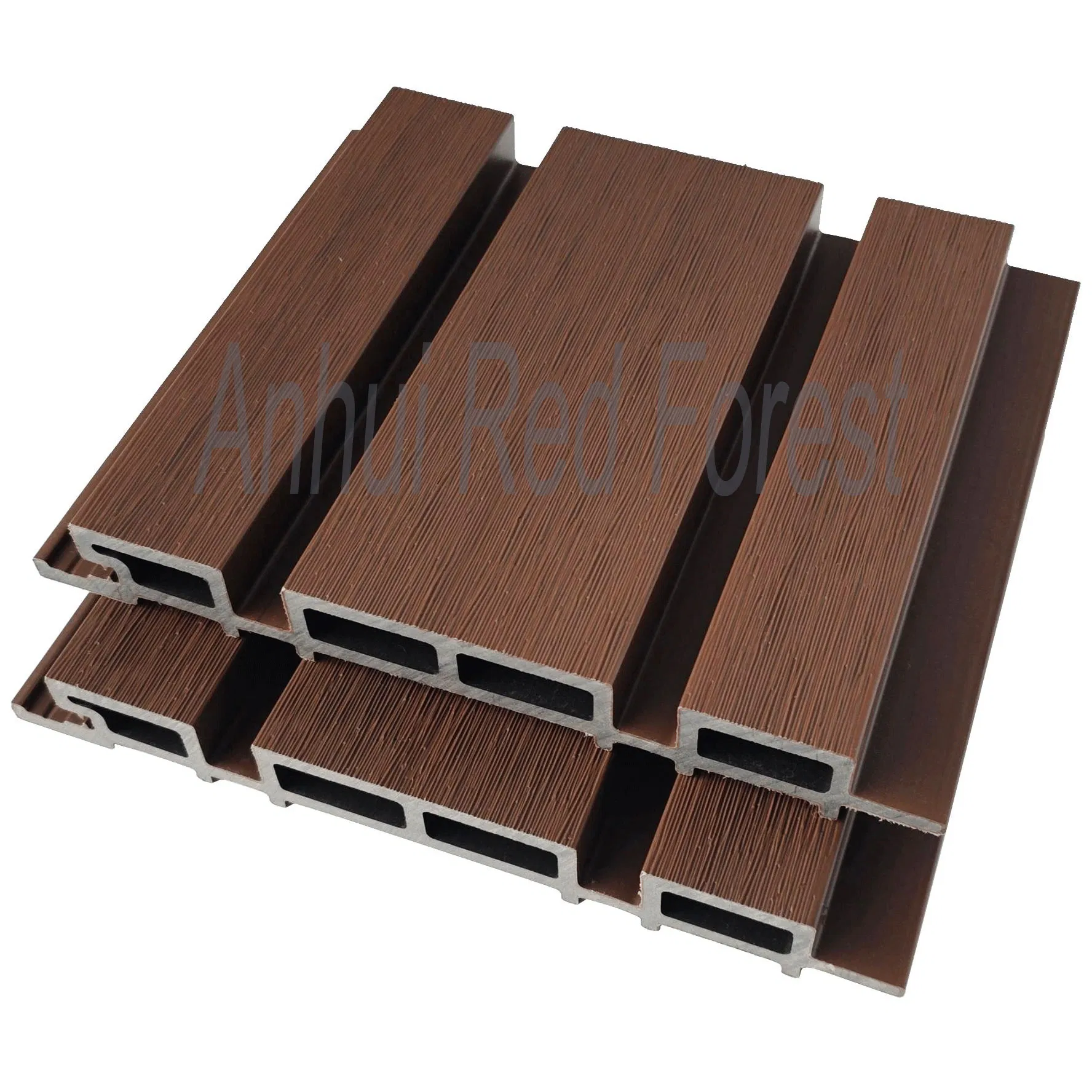 Wooden Plastic Composite WPC Cladding Boards/3D Fluted Wall Panel Waterproof