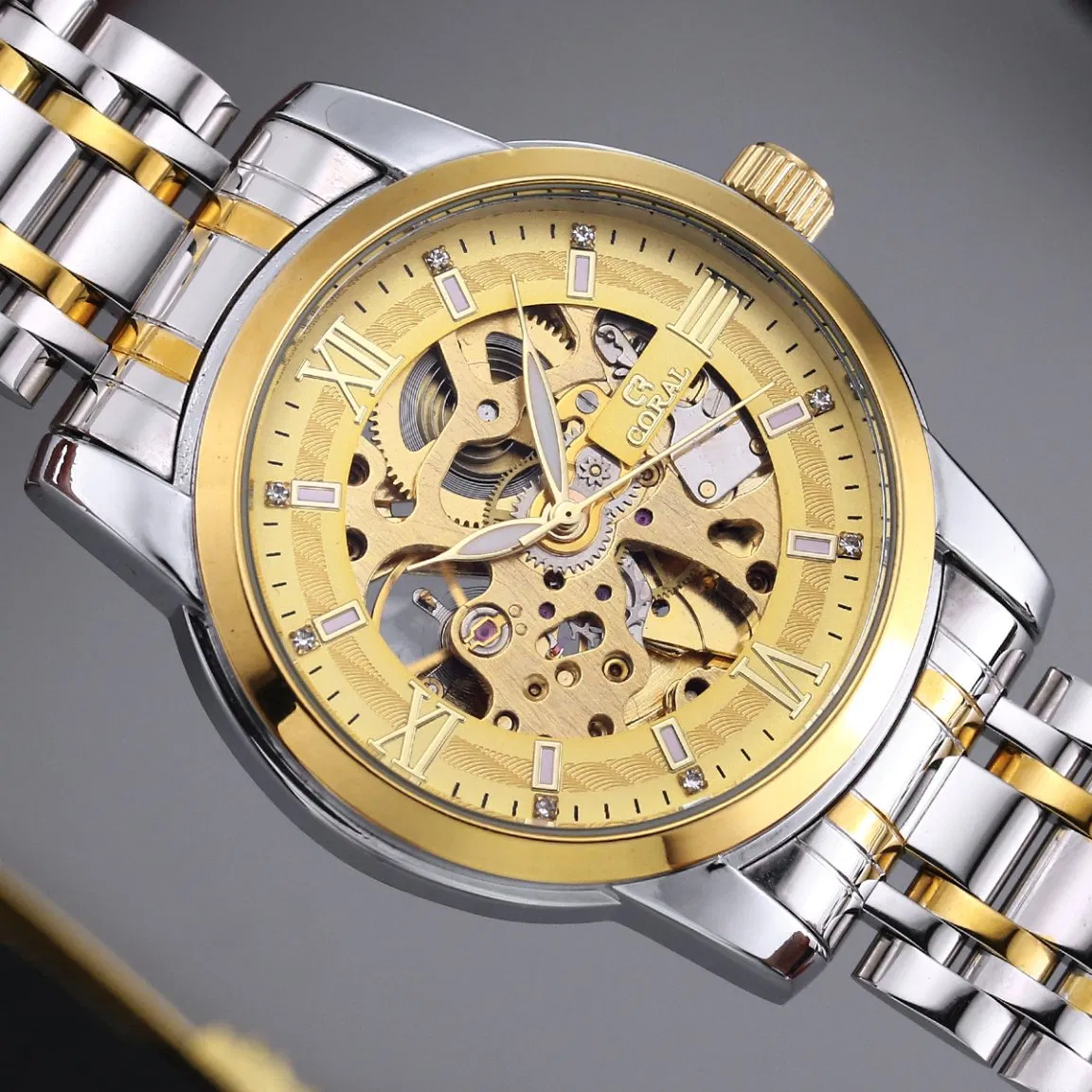 Wrist Watch Supplier Automatic Watches for Men on Sale Custom Your Logo Stainless Steel Watch
