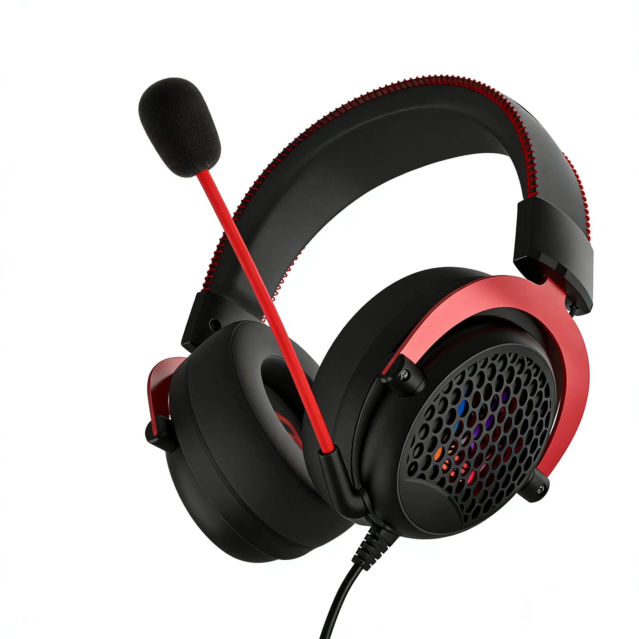 Premium Gaming Headset Headphone Comfort Aluminum Frame Detachable Microphone Works on PC, PS4, PS5, xBox One/ Series X|S, Nintendo Switch and Mobile