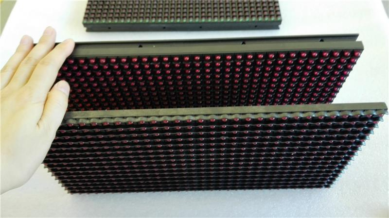 Single Red Outdoor Waterproof P10 LED Module Display