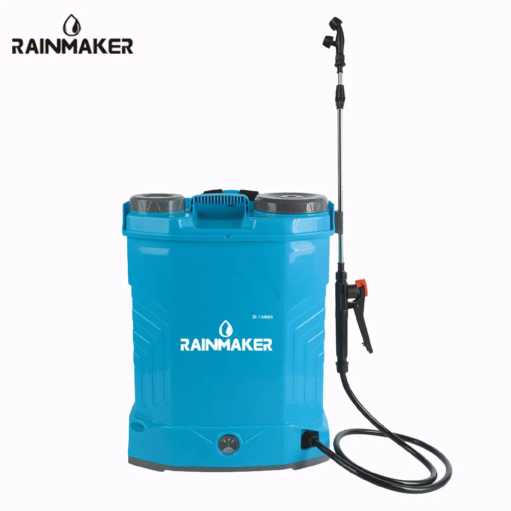 Rainmaker 16L Garden Knapsack Plastic Portable Pesticide High Pressure Battery Sprayer