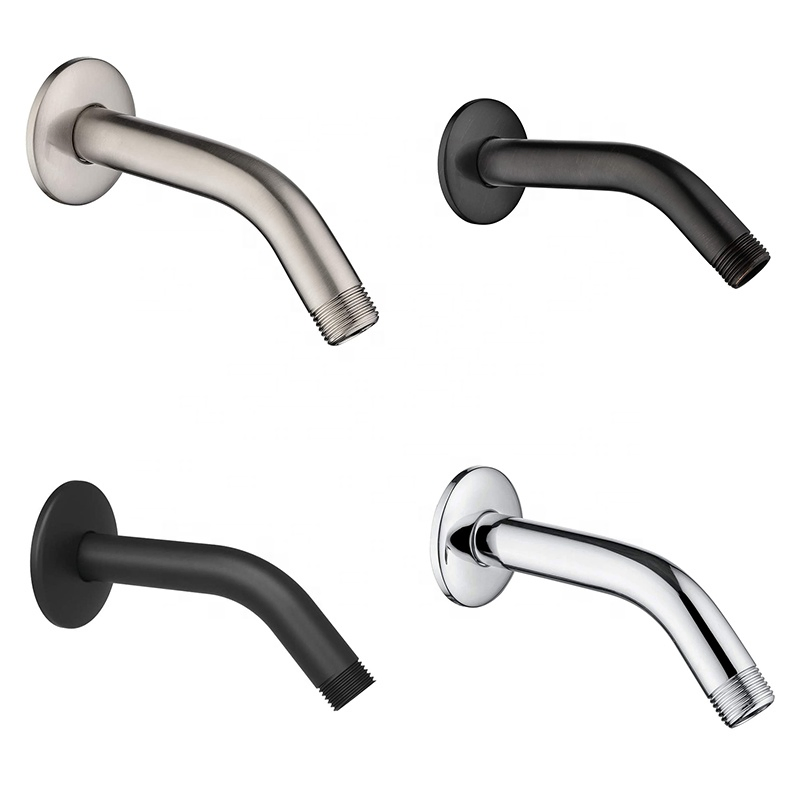 High Quality Bathroom 6 Inch Round Wall Mount Stainless Steel Polished Chrome Ss Shower Arm