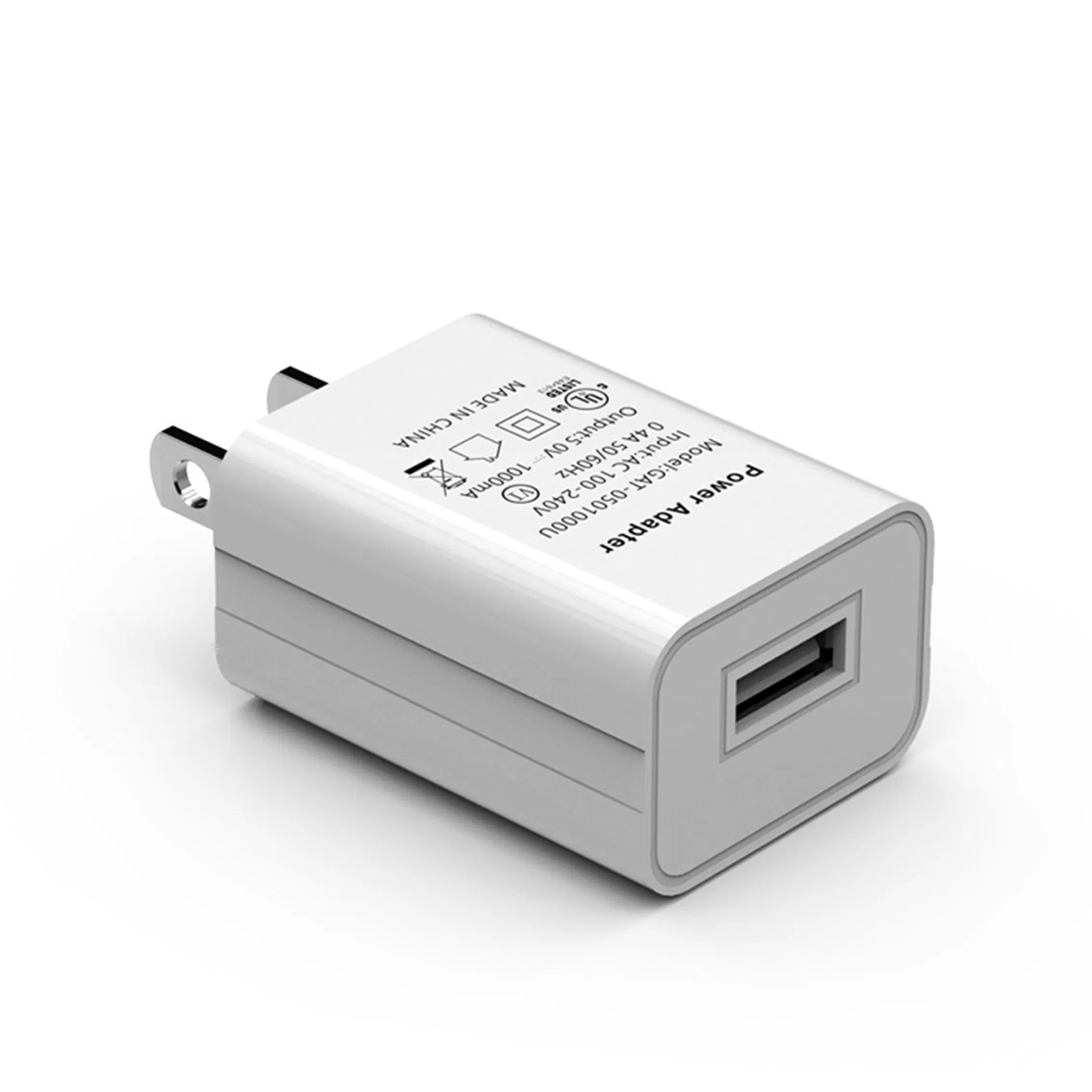 Сетевой USB-зарядник 5V 1A/2A/2.4A/2.5A с сертификатами UL FCC