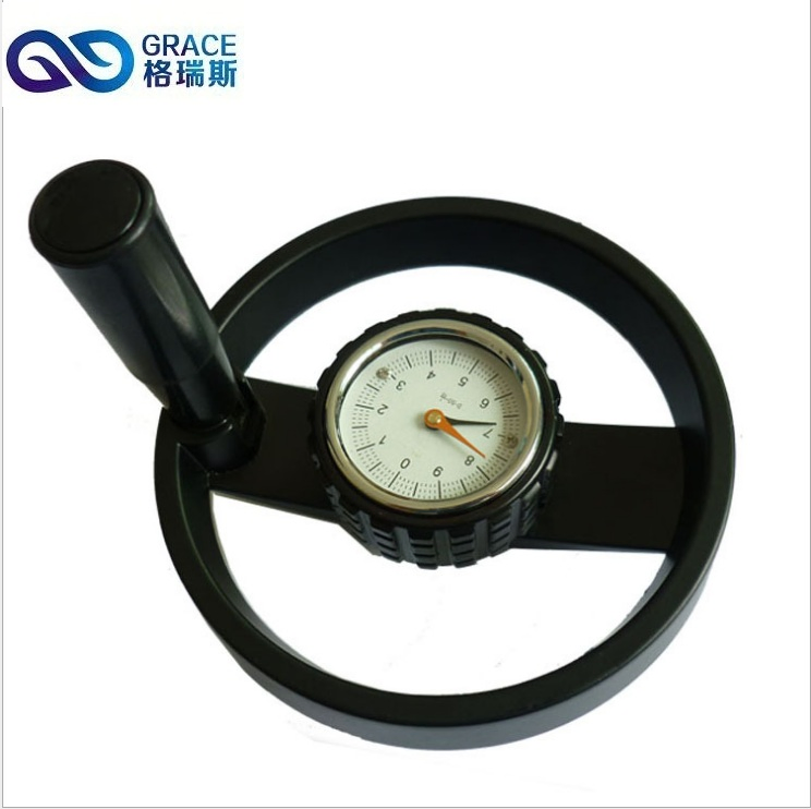 Plastic/Aluminum Two Spokes Handwheel with Gravity Indicators