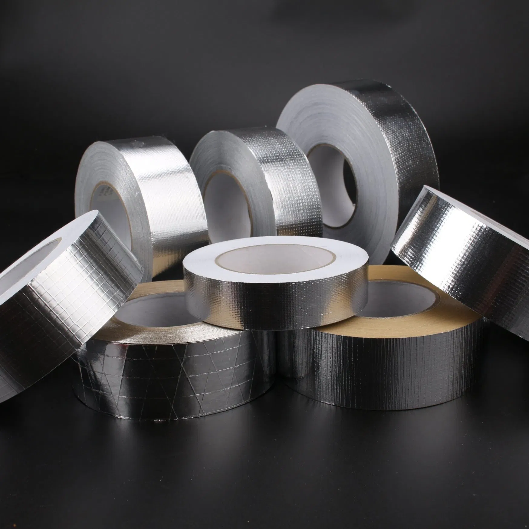 Air Conditioning Insulation Aluminum Tape Jumbo Roll UL 723 Approval Fireproof Aluminum Foil Duct Tape