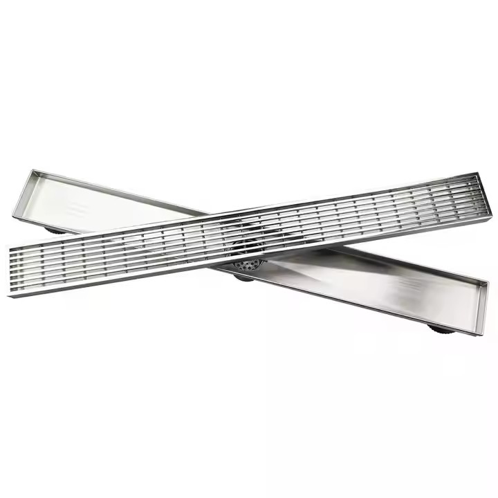 Linear Shower Drain Brass Floor Drain Bathroom Shower Drain