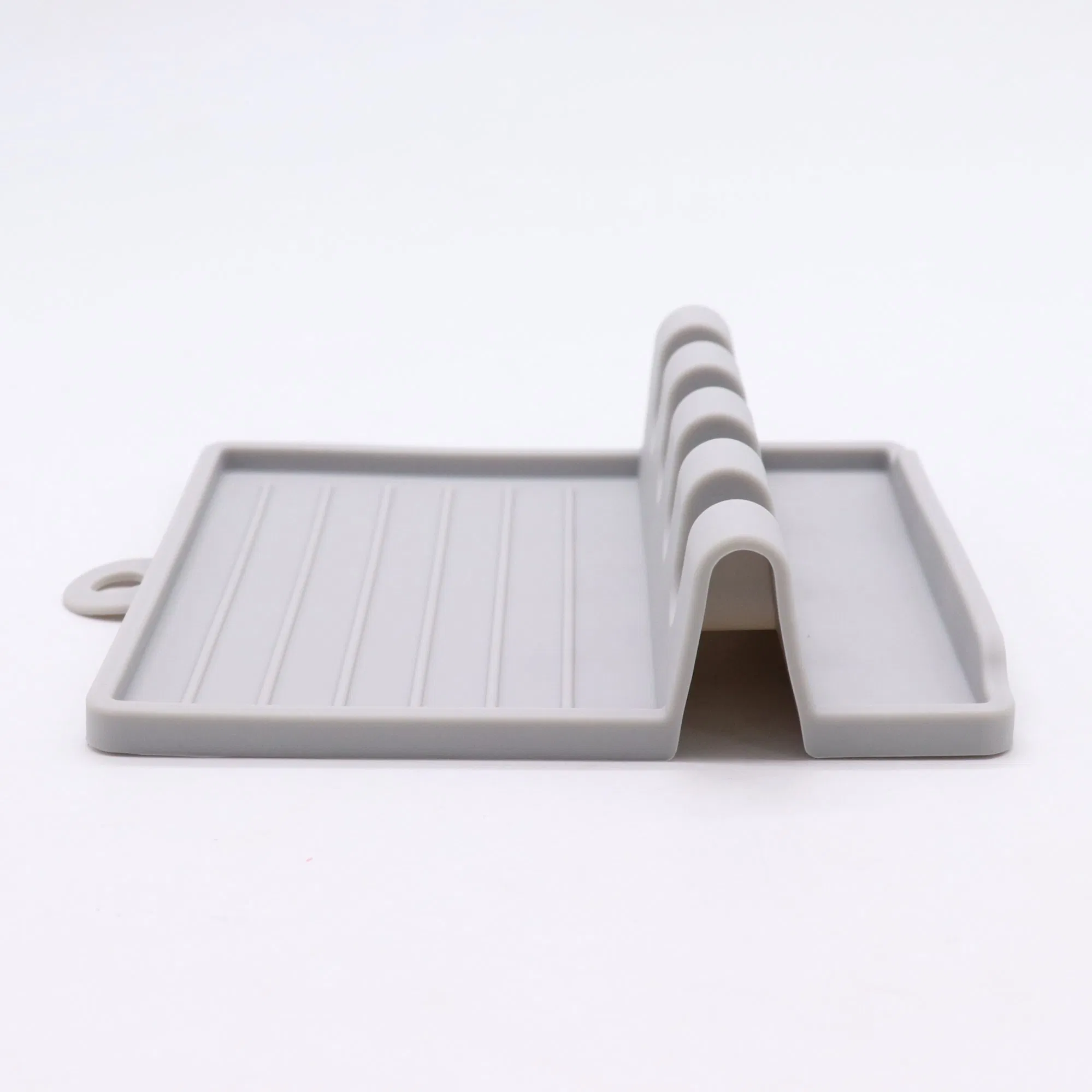 Silicone Spoon Cooking Utensil Holder Rest with Wider Slots