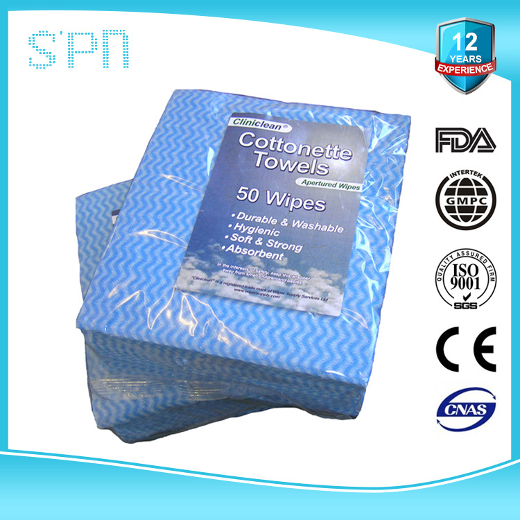 Special Nonwovens Alcohol Free Cotton High Absorbent Disinfect Soft Anti-Bacterial Easy to Clean and Dry Microfibre Cleaning Wipes