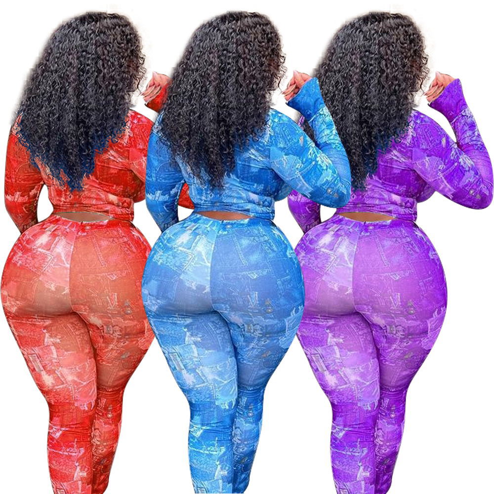 Комплект женский осенний рубашка и брюки больших размеров