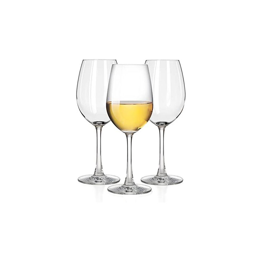 12 Ounce Amazon Unbreakable Clear Plastic Wine Glass with Stem for Bowmore Braw Scot Brora Bruichladdich