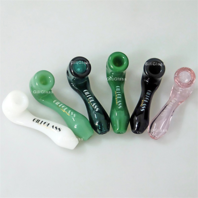 Ggp-03 Giliglass 4 Inches Glass Water Hand Pipe Hookah Wholesale Glass Oil Burner Rig DAB
