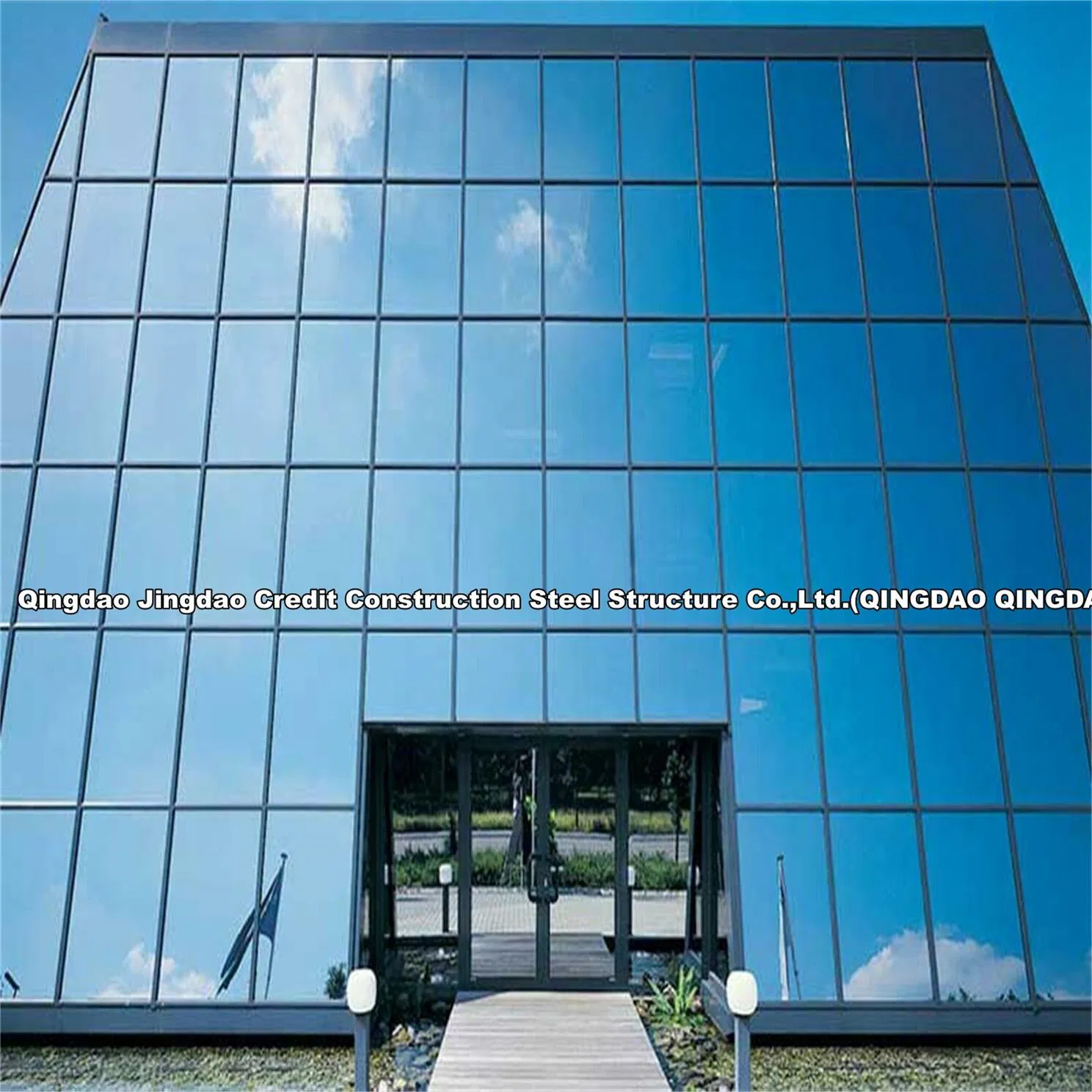 New Design Fabricated Industrial Modular Modern Mobile Prefabricated Prefab Workshop Warehouse Factory Steel Frame Construction Building Glass